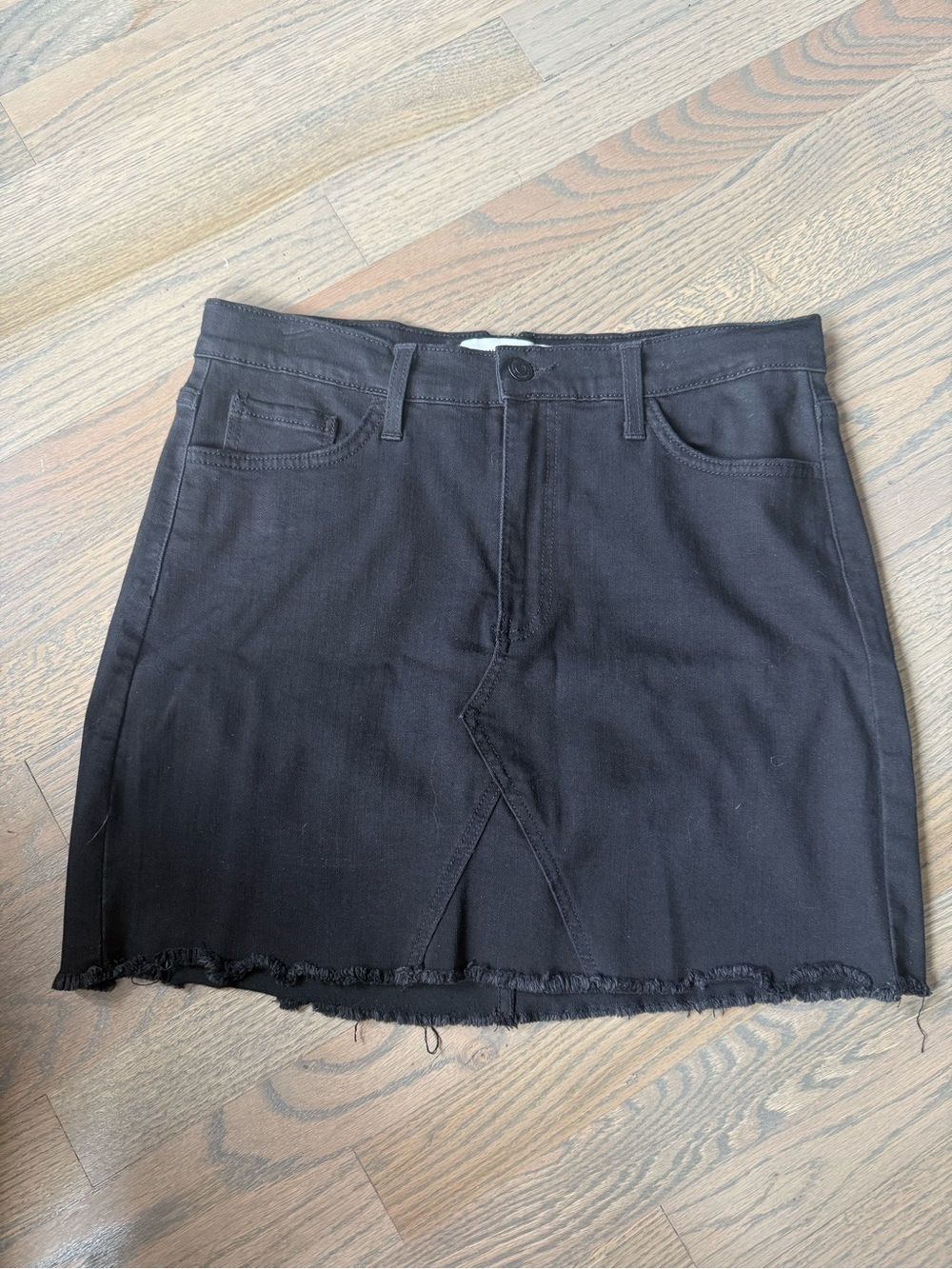 Flying Monkey Black Denim Skirt